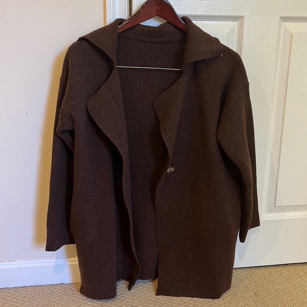 Brown sweater